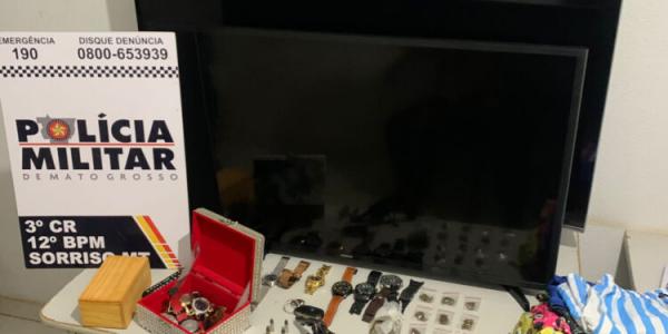 Sorriso: Casal de bandidos deixa filhos trancados em casa para roubar e s&atilde;o rendidos por dono da casa