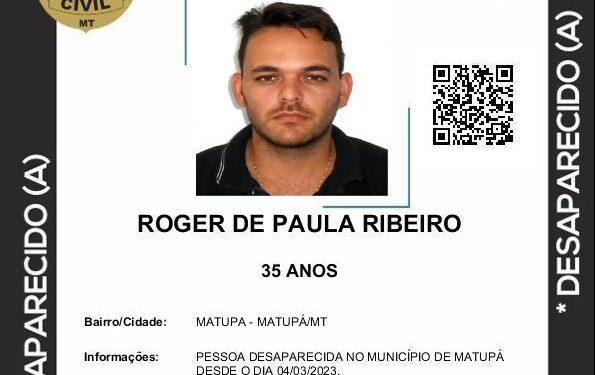 Empres&aacute;rio sorrisense est&aacute; desaparecido h&aacute; 11 dias e fam&iacute;lia se desespera