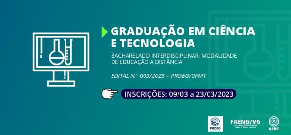 UAB Sorriso oferta bacharelado em Ci&ecirc;ncia e Tecnologia