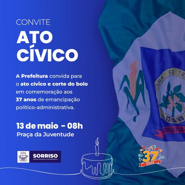 Pra&ccedil;a da Juventude ser&aacute; palco do corte do bolo de 37 metros