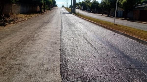 Parlamentar pede aplica&ccedil;&atilde;o de microrrevestimento asf&aacute;ltico nas vias de Sorriso