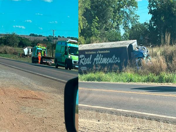 Sorriso: Acidente entre caminh&atilde;o e duas carretas deixa um ferido