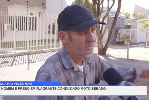 MT: Homem culpa m&eacute;dico por ser preso dirigindo b&ecirc;bado: "ele me mandou beber l&iacute;quido, mas n&atilde;o disse qual"
