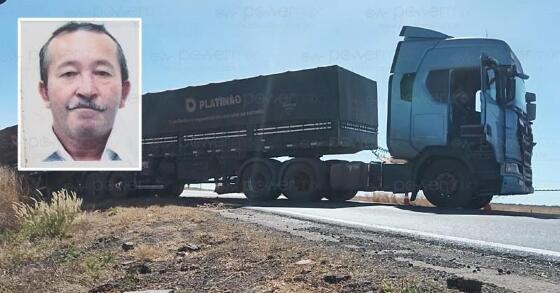 Nova Mutum: Caminhoneiro, de 60 anos, sofre mal s&uacute;bito, perde o controle do ve&iacute;culo e morre na BR-163