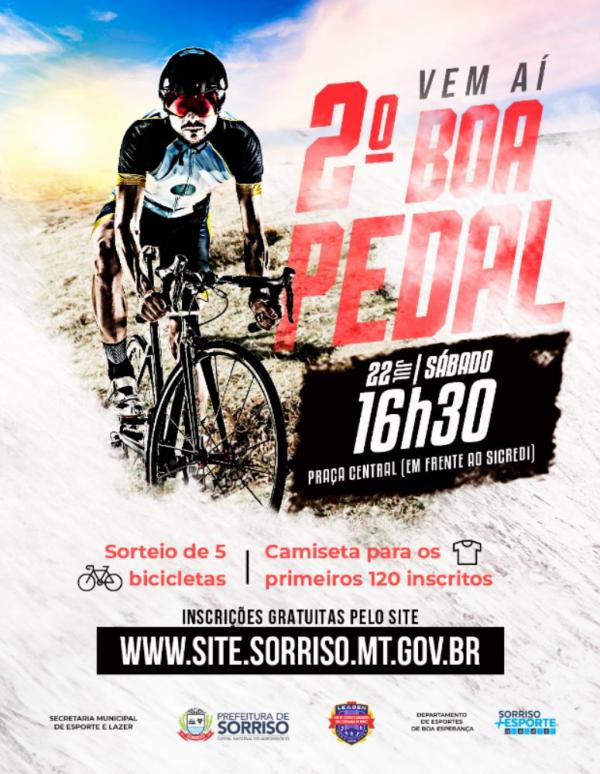 Sorriso: Abertas as inscri&ccedil;&otilde;es para o 2&ordm; Boa Pedal 