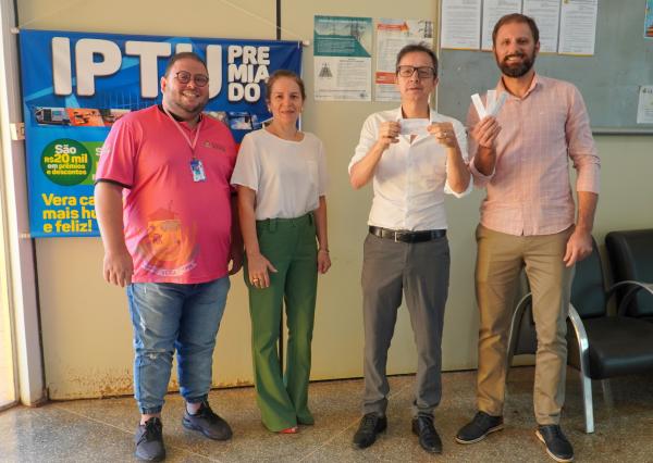 Vera: Secretaria sorteia cinco pr&ecirc;mios do IPTU