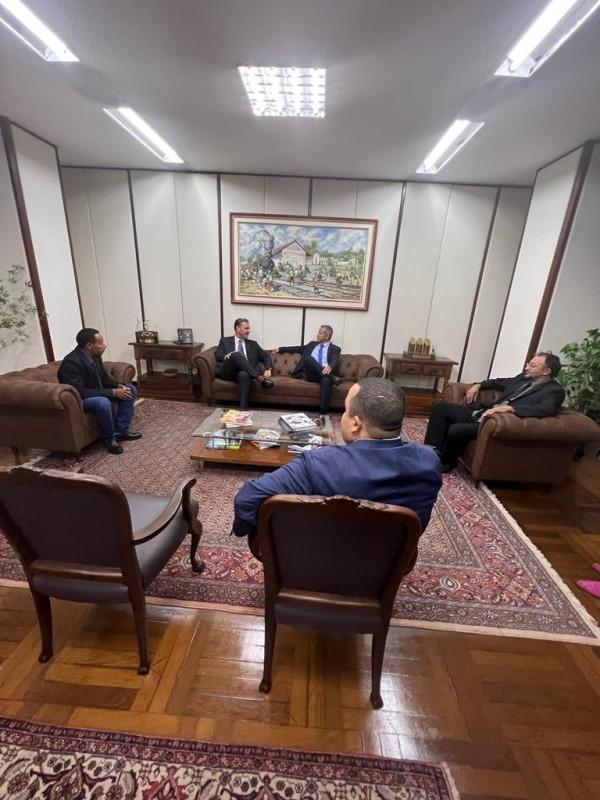 Sorriso: Vereadores se re&uacute;nem com ministro da agricultura em Bras&iacute;lia