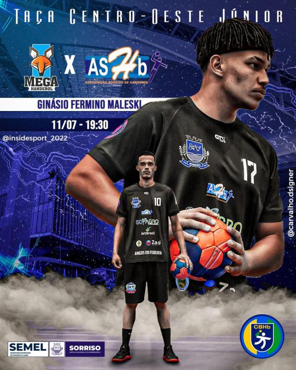 Sorriso: Cidade ir&aacute; sediar Ta&ccedil;a Centro-Oeste Junior de Handebol