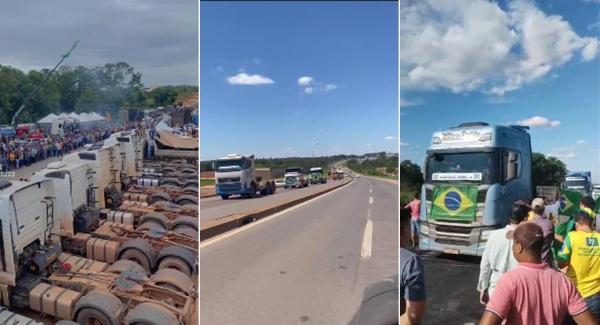 Dos 272 caminh&otilde;es que sa&iacute;ram para os atos antidemocr&aacute;ticos em Bras&iacute;lia, 136 eram de MT; 72 de Sorriso