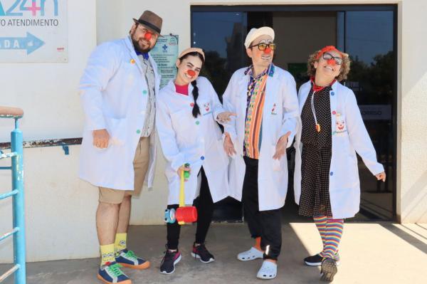 Sorriso: Pacientes internados na UPA recebem visita do "Sorriso Banguelo"