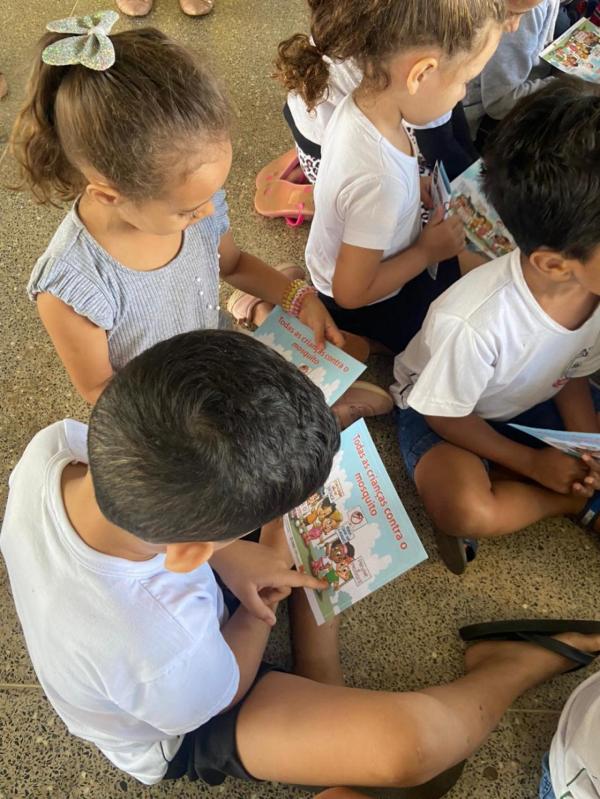 Sorriso: A&ccedil;&otilde;es de orienta&ccedil;&atilde;o em escolas refor&ccedil;a a import&acirc;ncia de eliminar criadouros do Aedes aegypti