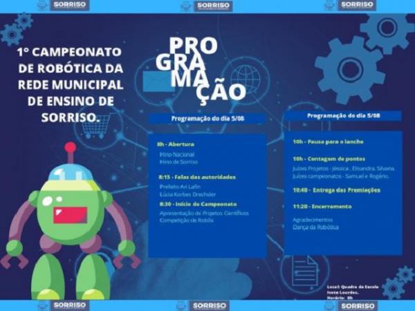 Sorriso: Prefeitura promove 1° Campeonato de Robótica e vira atração para alunos do Ensino Fundamental 