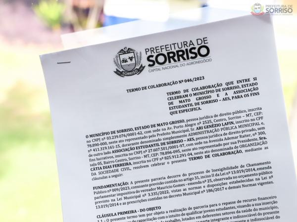 Sorriso: Prefeitura investe em capacita&ccedil;&atilde;o na &aacute;rea da Sa&uacute;de para jovens entre 15 e 17 anos