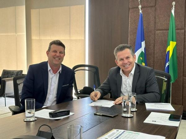 Sorriso: Ari Lafin e Mauro Mendes assinam Ordem para constru&ccedil;&atilde;o de novo quartel dos Bombeiros