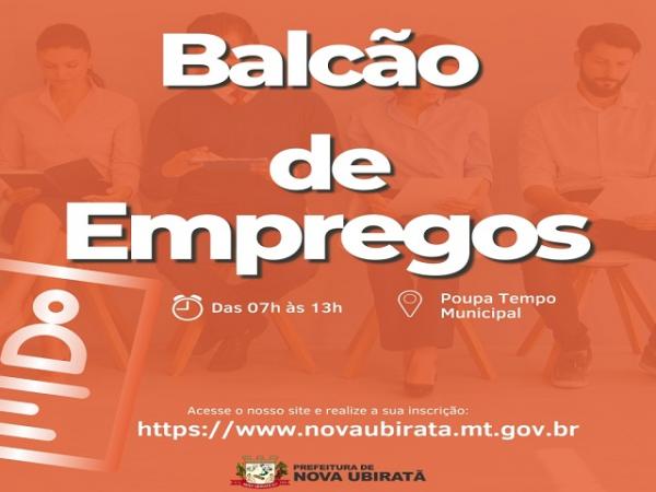 Nova Ubirat&atilde;: Balc&atilde;o de Empregos &eacute; promovido pela prefeitura