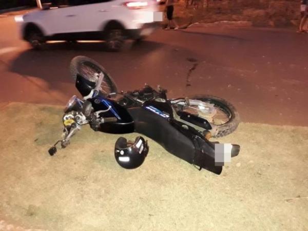 Jovem morre após colidir motocicleta em poste de energia em Sorriso