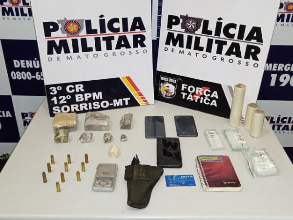 Sorriso: For&ccedil;a T&aacute;tica fecha boca de fumo no S&atilde;o Mateus e suspeitos s&atilde;o presos por tr&aacute;fico 