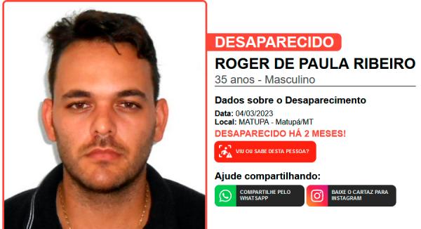 Empres&aacute;rio sorrisense est&aacute; desaparecido h&aacute; 6 meses; Fam&iacute;lia e pol&iacute;cia continuam procurando