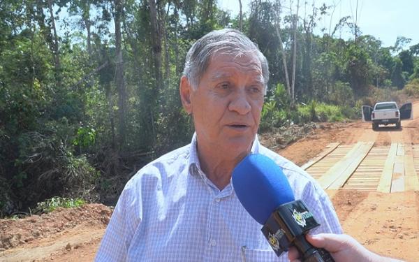 Vera: Moacir Giacomelli anuncia constru&ccedil;&atilde;o de pontes de concreto nos rios Fonseca e Nandico