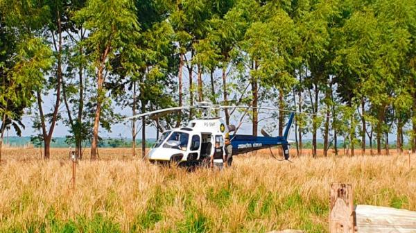 Tapurah: Pol&iacute;cia faz cerco para prender ladr&otilde;es encapuzados que invadiram e roubaram fazenda; Um bandido de tornozeleira foi preso