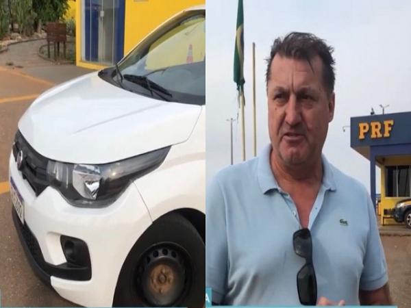 Sorriso: PRF recupera ve&iacute;culo ap&oacute;s bandido alugar carro, n&atilde;o devolver e "passar pra frente" em negocia&ccedil;&atilde;o; v&iacute;tima grava v&iacute;deo agradecendo o trabalho da Pol&iacute;cia