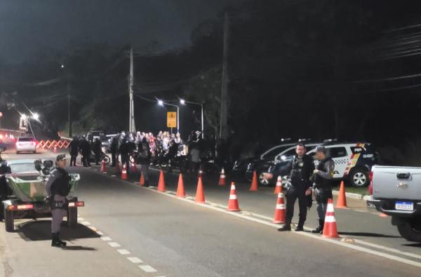 Sorriso: 5 s&atilde;o presos e 39 ve&iacute;culos apreendidos na Opera&ccedil;&atilde;o Lei Seca em frente ao Lago do Rota