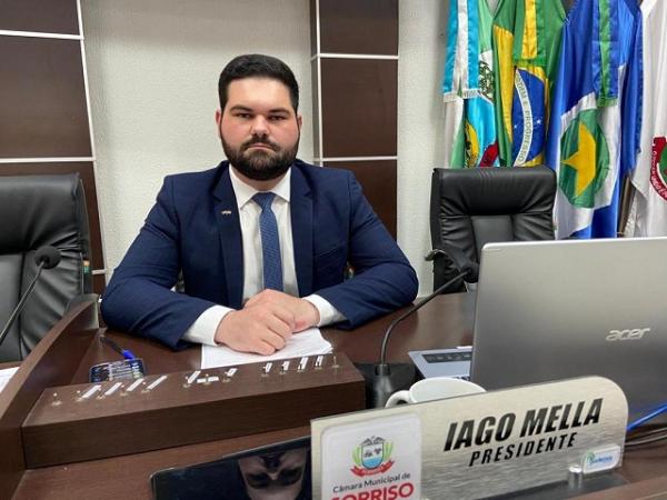 Sorriso: Iago Mella pede a  instala&ccedil;&atilde;o de um parque infantil no Bairro Colinas