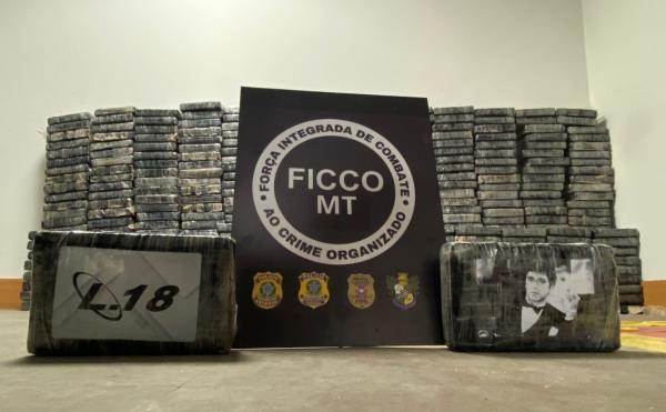 For&ccedil;a integrada apreende cerca uma tonelada de coca&iacute;na, com ajuda da PRF de Sorriso; Preju&iacute;zo de quase R$ 35 milh&otilde;es ao crime organizado