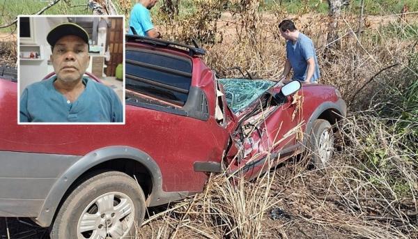 MT: Homem morre em grave acidente ap&oacute;s perder controle da dire&ccedil;&atilde;o e bater em &aacute;rvore na MT-010
