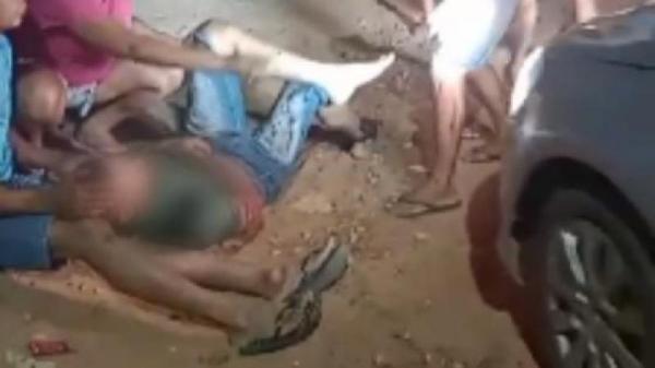 MT: Tornozelado leva tiros no rosto, t&oacute;rax e bra&ccedil;o por bandidos em moto e sobrevive