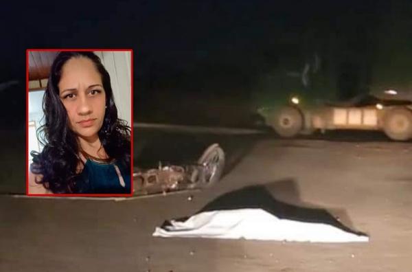 MT: Mulher morre ap&oacute;s marido b&ecirc;bado perder o controle de moto e "passar por cima" de rotat&oacute;ria 