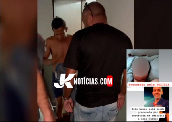 PC prende em Lucas ex-marido que tentou matar mulher a facadas em Sorriso; Ele deu 6 facadas nela e ainda tentou cortar o pesco&ccedil;o da v&iacute;tima