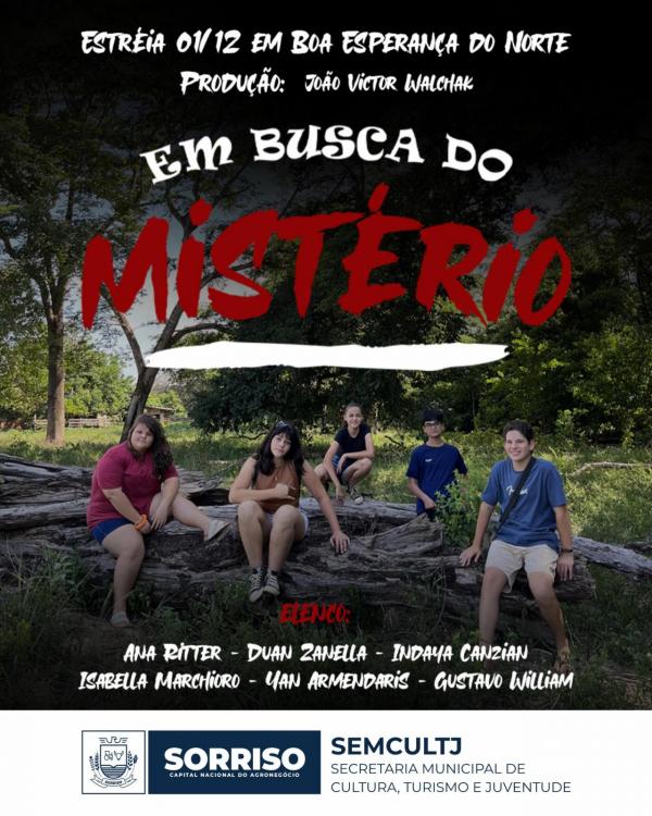 Sorriso: Polo cultural de Boa Esperan&ccedil;a encerra o ano com dois curta metragem 