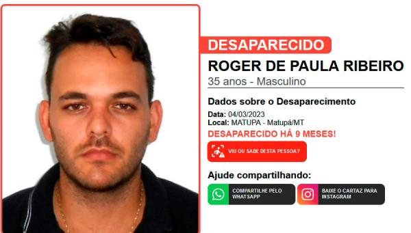 Empres&aacute;rio sorrisense est&aacute; desaparecido h&aacute; 10 meses; Fam&iacute;lia e pol&iacute;cia continuam procurando