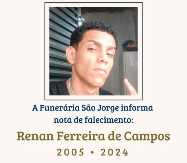 Sorriso: Jovem, que morreu ap&oacute;s ser baleado na rua Tangar&aacute;, &eacute; velado na Capela Mortu&aacute;ria