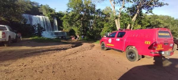 MT: Sargento da PM se afoga em cachoeira e &eacute; socorrido por banhistas 