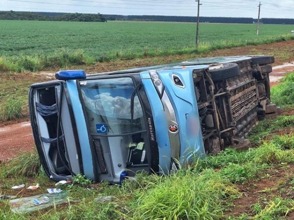 Lucas: Morre passageiro que ficou ferido ap&oacute;s &ocirc;nibus tombar em acidente na BR-163