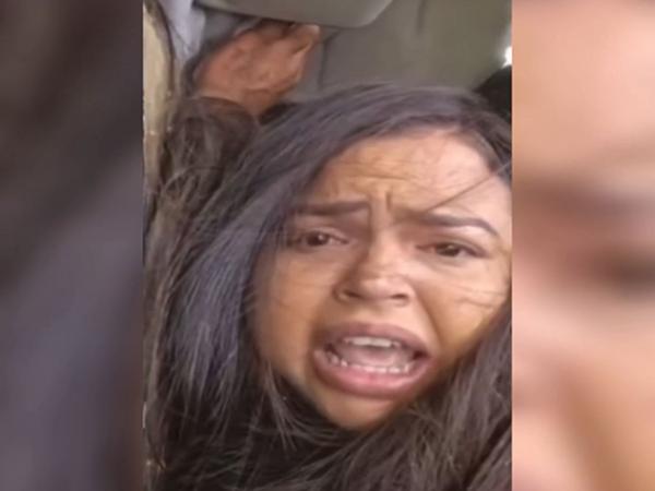 Thalita n&atilde;o perdeu a f&eacute; e clamou a Deus no momento que estava com o marido dentro do carro esmagado em acidente com carreta na BR-163 entre Sinop e Ita&uacute;ba