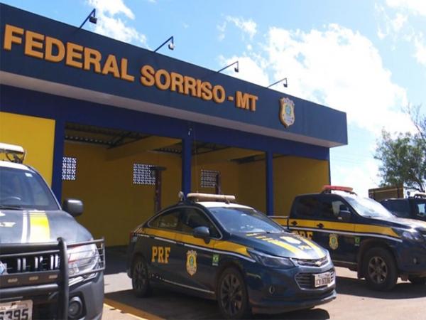Sorriso: PRF apreende &ocirc;nibus clandestino transportando passageiros para o Maranh&atilde;o