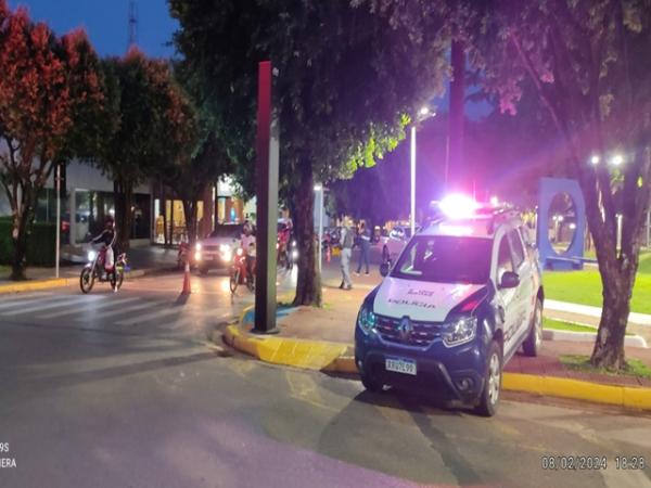 Sorriso: PM e CIRETRAN realizam fiscaliza&ccedil;&atilde;o educativa na Av. Curitiba 