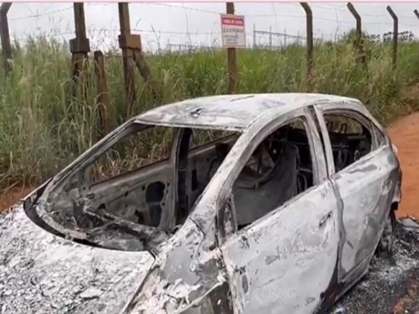 Sorriso: Homem &eacute; encontrado carbonizado dentro de carro em estrada vicinal 