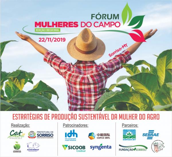Sorriso: VIII Fórum Regional Mulheres do Campo será no dia 22 de novembro