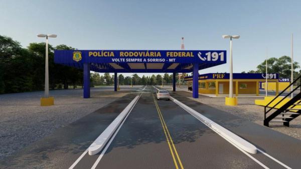 Sorriso: Sede da PRF ter&aacute; cobertura em estrutura met&aacute;lica