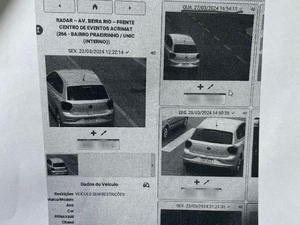 Sorriso: Jovem &eacute; preso ap&oacute;s mentir que teve carro roubado e ve&iacute;culo ser localizado trafegando em outra cidade