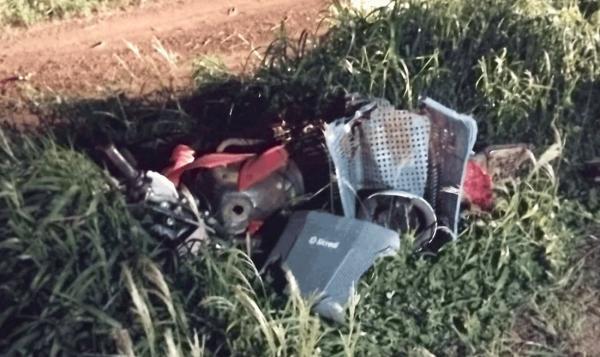 Sorriso: Homem fica ferido ap&oacute;s grave acidente entre moto e caminhonete na BR-163 