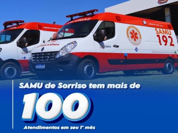 Sorriso: SAMU tem 119 atendimentos em 1 m&ecirc;s de funcionamento