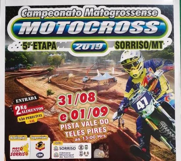 Sorriso sedia a 5ª etapa do Campeonato Mato-grossense de Motocross