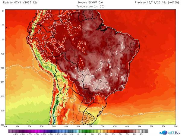 Brasil terá nova onda de calor, mais forte que a anterior e uma das mais intensas da história