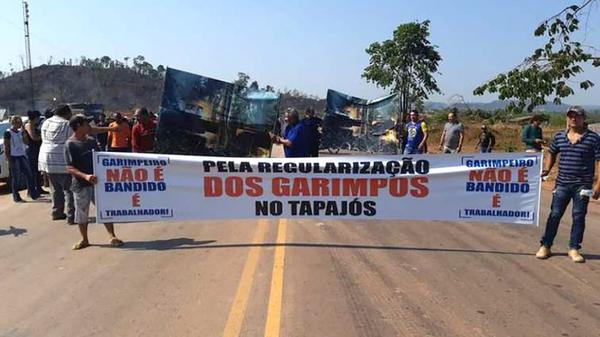 Garimpeiros chegam a acordo e desbloqueiam BR-163 no Pará