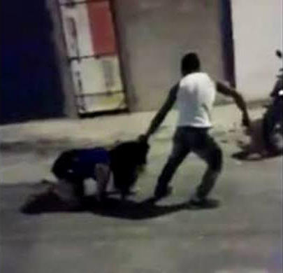 Ipiranga do Norte: Mulher é agredida e arrastada pelos cabelos por marido próximo a Praça Central; Homem foi preso
